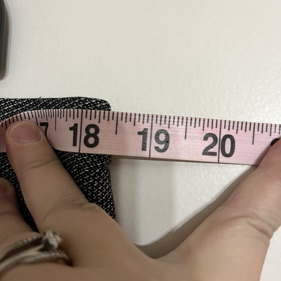 Express Editor Gray Flare Trouser Pants Size 12 R Gray Mid Rise Work Wear - Picture 5 of 11